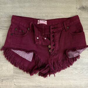 One Teaspoon Rollers denim shorts